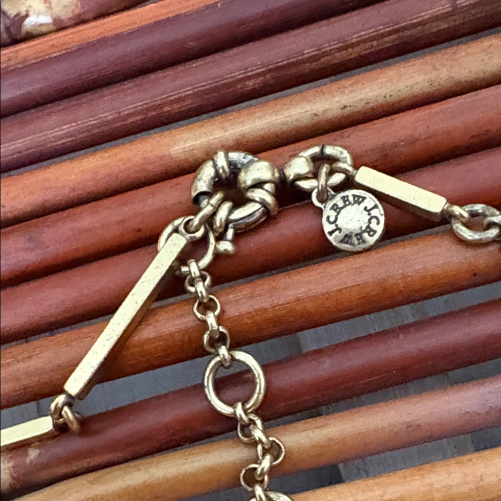J. Crew Gold and Silver Floral Necklace - Picture 4 of 6
